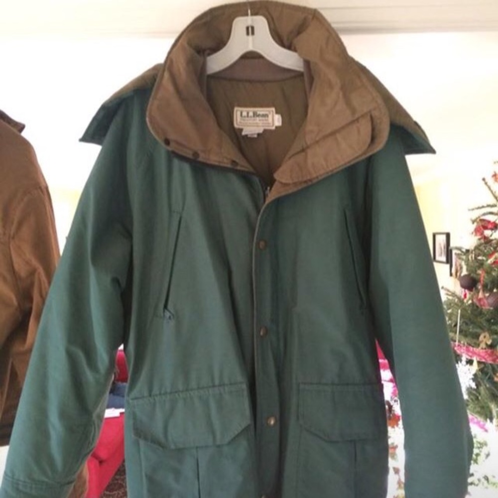 L.L. Bean Green Winter Coat